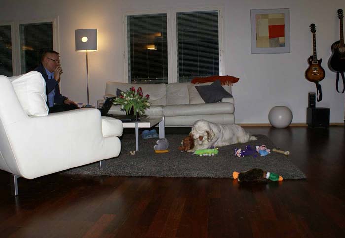 Bumbaa_with_presents_24Dec2008_e